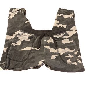 365 Kids By Garanimals Boy’s Size 7 Green Camo Print Cotton Blend Jogger Pants